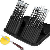 Без бренда «Набор кистей для рисования в чехле, премиум набор (15 нейлоновых кистей, 1 мастихин)» в Калининграде