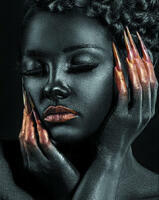 Без бренда «Портрет с золотыми ногтями» в Калининграде