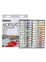 Без бренда «Коробка 24 шт.: Акриловые краски «Две картинки» 24 шт. по 12 мл, проф. пигмент» в Калининграде