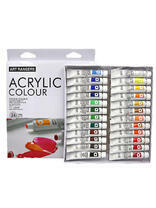 Без бренда «Коробка 24 шт.: Акриловые краски «Две картинки» 24 шт. по 12 мл, проф. пигмент» в Калининграде