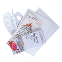 Без бренда «Набор подарочный «Две картинки»: краски акрил 12x12 мл, 2 холста 22x30 на мдф, 10 кистей, мастихин, палитра. Уценка (без упаковки)» в Калининграде в интернет-магазине  Без бренда «Набор подарочный «Две картинки»: краски акрил 12x12 мл, 2 холста 22x30 на мдф, 10 кистей, мастихин, палитра. Уценка (без упаковки)» в Калининграде