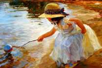 Без бренда «Девочка пытается спасти мяч» в Калининграде в интернет-магазине  Без бренда «Девочка пытается спасти мяч» в Калининграде