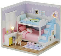 Картина по номерам «Комнатка с двухуровневой кроватью»