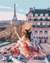 Пикник на крыше в Париже