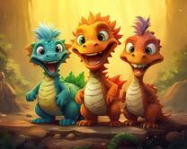 Без бренда «Милые и веселые дракончики» в Калининграде