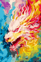 Без бренда «Разноцветный огненный дракон» в Калининграде в интернет-магазине  Без бренда «Разноцветный огненный дракон» в Калининграде