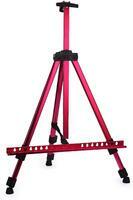 Без бренда «Коробка 25 шт.: Металлический мольберт тренога в чехле, телескопический, красный» в Калининграде