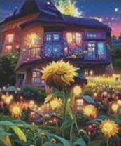 Без бренда «Сказочный домик и поле подсолнухов» в Калининграде