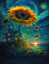 Без бренда «Фэнтези сюжет с подсолнухом» в Калининграде