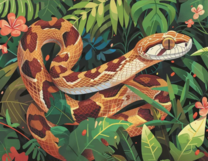 Без бренда «Маисовый полоз в зеленой листве» в Калининграде