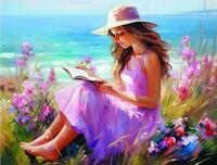 Без бренда «Девочка читает на берегу» в Калининграде в интернет-магазине  Без бренда «Девочка читает на берегу» в Калининграде